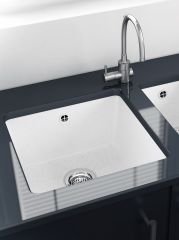 Marmorin Fado 460 Tezgah altı eviye. Beyaz renk